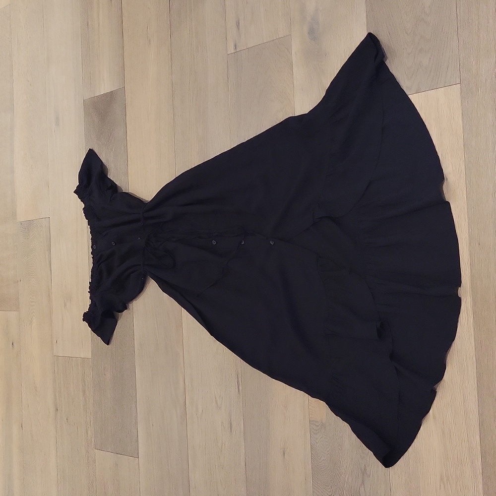 LOFT Off the shoulder maxi dress